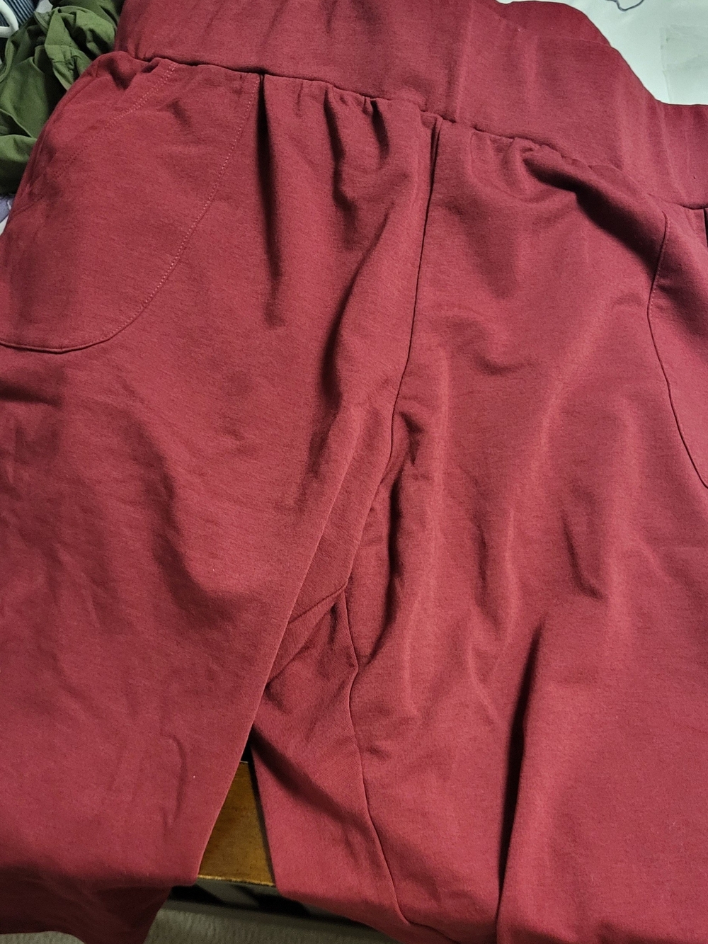 Christopher & Banks Women's Capris in Deep Red